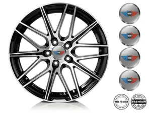Mini Cooper Wheel Stickers Edition Premium Epoxy Labels